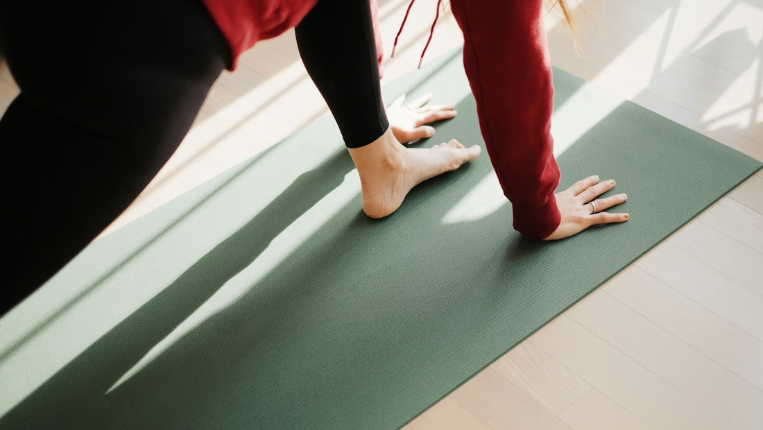 Tapis et petits accessoires utilisés en cours de Pilates